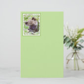 ケシャンドパピー絵画・イン・ザ・ガーデンオリジナル 便箋 (スタンド正面)