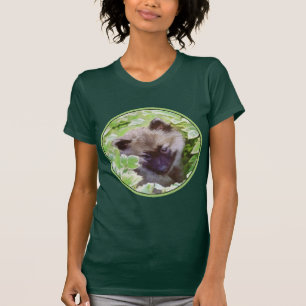 ケシャンドパピー絵画・イン・ザ・ガーデンオリジナル Tシャツ