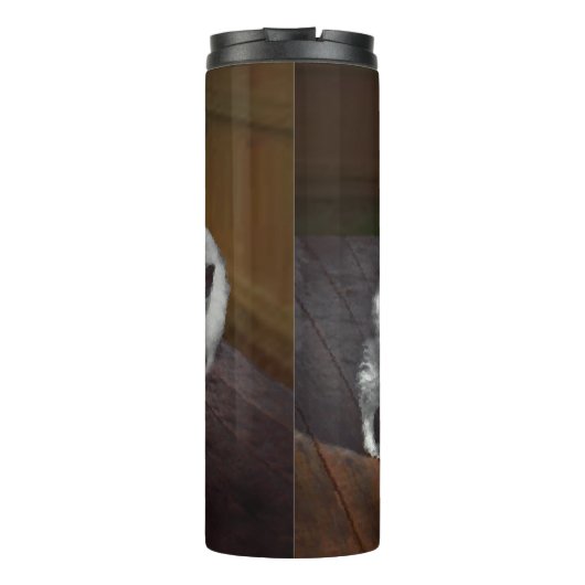 ケシャンドプレイタイ絵画ムのアイテム – かわいいオリジナルドッグアート タンブラー (裏面)