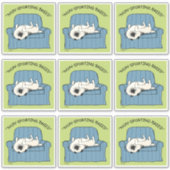 ケシャンド非スポーツの品種 | 犬おもしろいを飼う シール (正面)