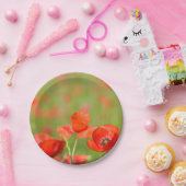 ケシ分野のピクニック紙皿のケシ ペーパープレート (パーティー)