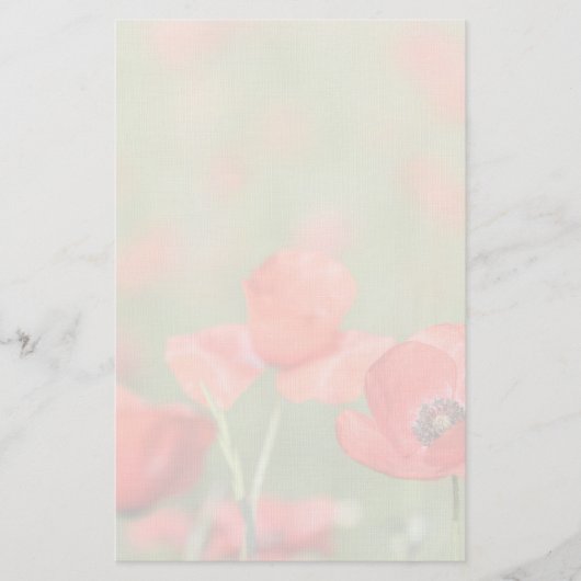 ケシ分野の文房具のケシ 便箋 (正面)