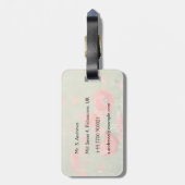 ケシ分野の荷物のラベルのケシ ラゲッジタグ (裏面縦)