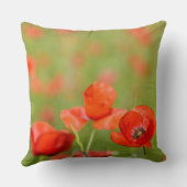 ケシ分野の装飾用クッションのケシ クッション (裏面)