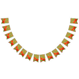 ケシ分野の鮮やかなケシ バンティングフラッグ