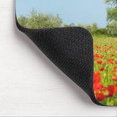 ケシ分野のmousepadのオリーブ マウスパッド (コーナー)