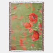 ケシ分野毛布のケシ スローブランケット (正面縦)