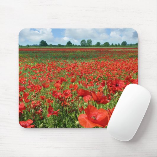 ケシ分野 マウスパッド (マウス)