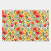 ケシ包み紙 ラッピングペーパーシート (正面2)