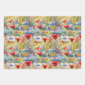 ケシ包み紙 ラッピングペーパーシート (正面)