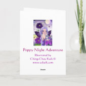 ケシ夜冒険-空白のなカード カード (裏面)