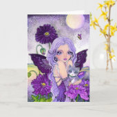 ケシ夜冒険-空白のなカード カード (黄色い花)