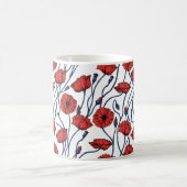 ケシ属 コーヒーマグカップ (中央)