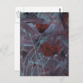 ケシ抽象芸術 ポストカード (正面/裏面)