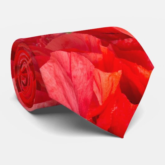 ケシ模様 ネクタイ (ロール)