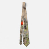 ケシ独身のキの花 ネクタイ (裏面)