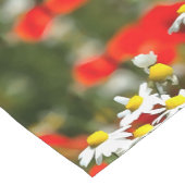 ケシ畑でデイジーになる ショートテーブルランナー (コーナー)