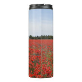 ケシ畑のタンブラーに赤いスプラッシュ タンブラー (裏面)