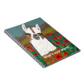 ケシ畑のママ・ラマ ノートブック (右側)