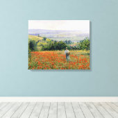 ケシ畑の人 キャンバスプリント (インサイチュ (ウッドフロア))