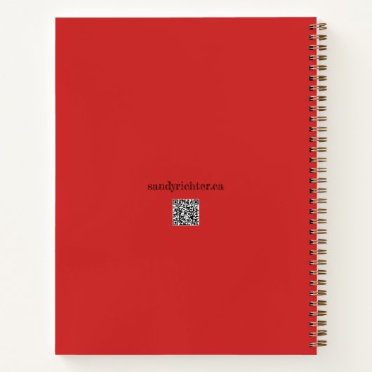 ケシ畑の妖精の日没ファンタジーアート ノートブック (裏面)