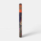 ケシ畑の妖精の日没ファンタジーアート SAMSUNG GALAXYケース (左側面)