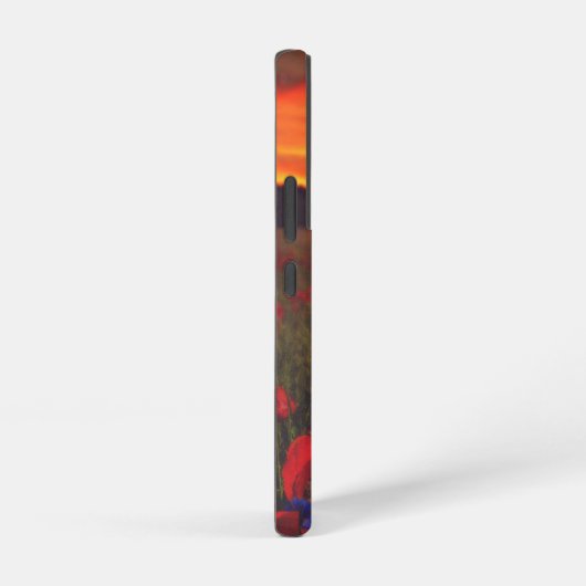 ケシ畑の妖精の日没ファンタジーアート SAMSUNG GALAXYケース (右側面)