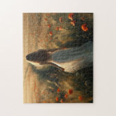 ケシ畑の少女 ジグソーパズル (縦)