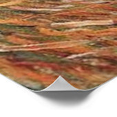 ケシ畑の端1887、ファンゴッホ ポスター (角)