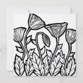 ケシ畑ノートカード ノートカード