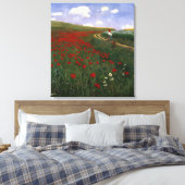 ケシ畑 キャンバスプリント (インサイチュ (寝室))