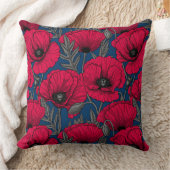 ケシ畑 クッション (ブランケット)