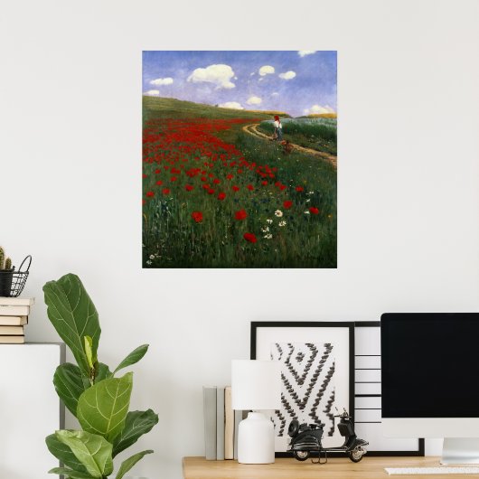 ケシ畑 ポスター (ホームオフィス)