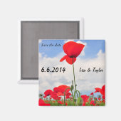 ケシ畑 マグネット (正面/裏面)