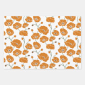 ケシ畑 ラッピングペーパーシート (正面)