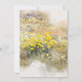 ケシ畑 招待状 (正面)