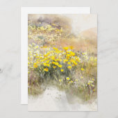 ケシ畑 招待状 (正面/裏面)