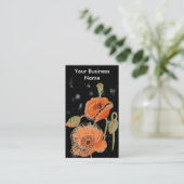 「ケシ真夜中の」のプロフィールカード 名刺 (スタンド正面)