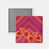 ケシ磁石 マグネット (正面/裏面)