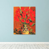 ケシ絵画ス、ステファン・ルチアンの美しさ。 キャンバスプリント (インサイチュ (ウッドフロア))