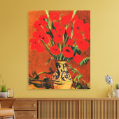 ケシ絵画ス、ステファン・ルチアンの美しさ。 キャンバスプリント (インサイチュ (リビング))