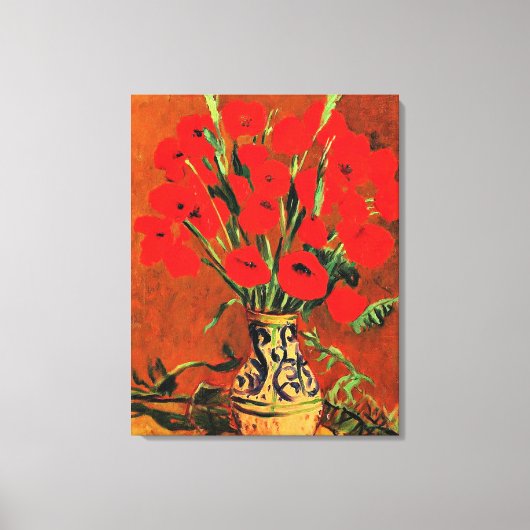 ケシ絵画ス、ステファン・ルチアンの美しさ。 キャンバスプリント (正面)