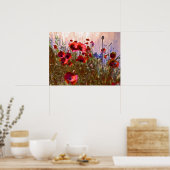 ケシ芸術品を気取ったッ ポスター (キッチン)