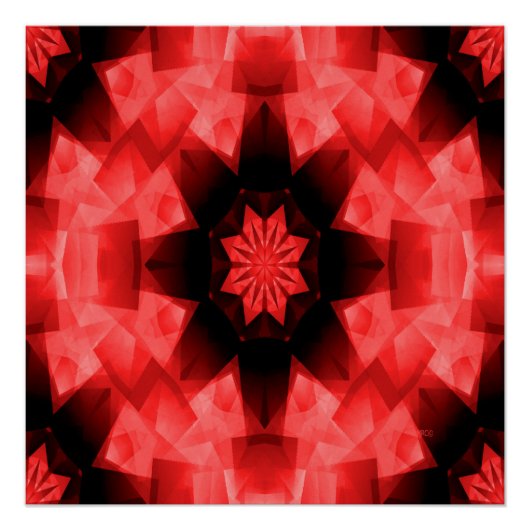 ケシ赤星… ポスター (正面)