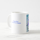 「ケシ青」のマグ コーヒーマグカップ (正面左)