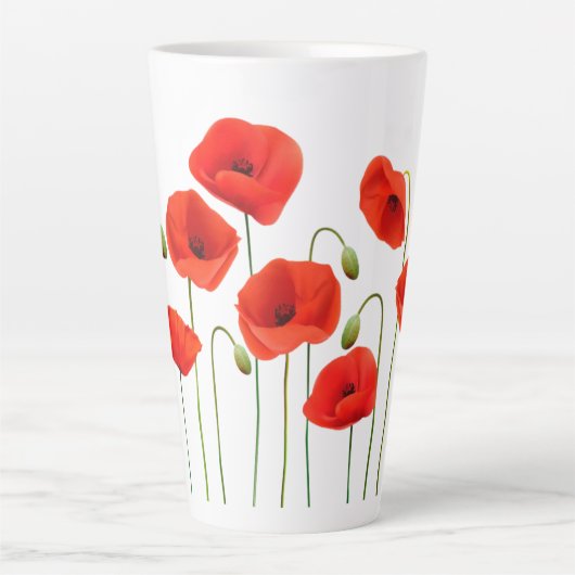 ケシ類 カフェラテマグ (正面)