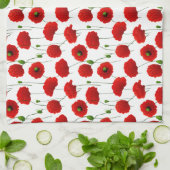 ケシ類 キッチンタオル (折り畳み)