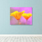 ケシ類 キャンバスプリント (インサイチュ (ウッドフロア))