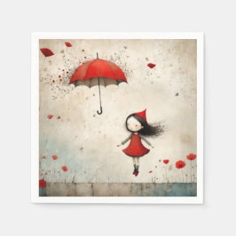 ケシ類 スタンダードカクテルナプキン