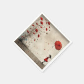 ケシ類 スタンダードカクテルナプキン (角)